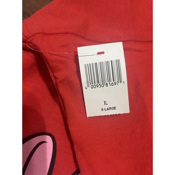 Disney parks Minnie Mouse Daisy Duck Red Spirit Jersey kids Xtra large NWT - Picture 5 of 7